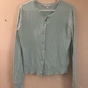 New York & Company Light Green Knit Sweater